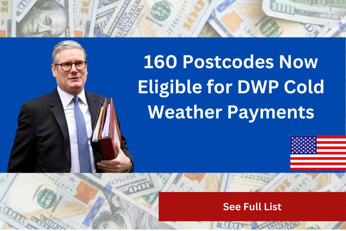 Good News! 160 Postcodes Now Eligible for DWP Cold Weather Payments